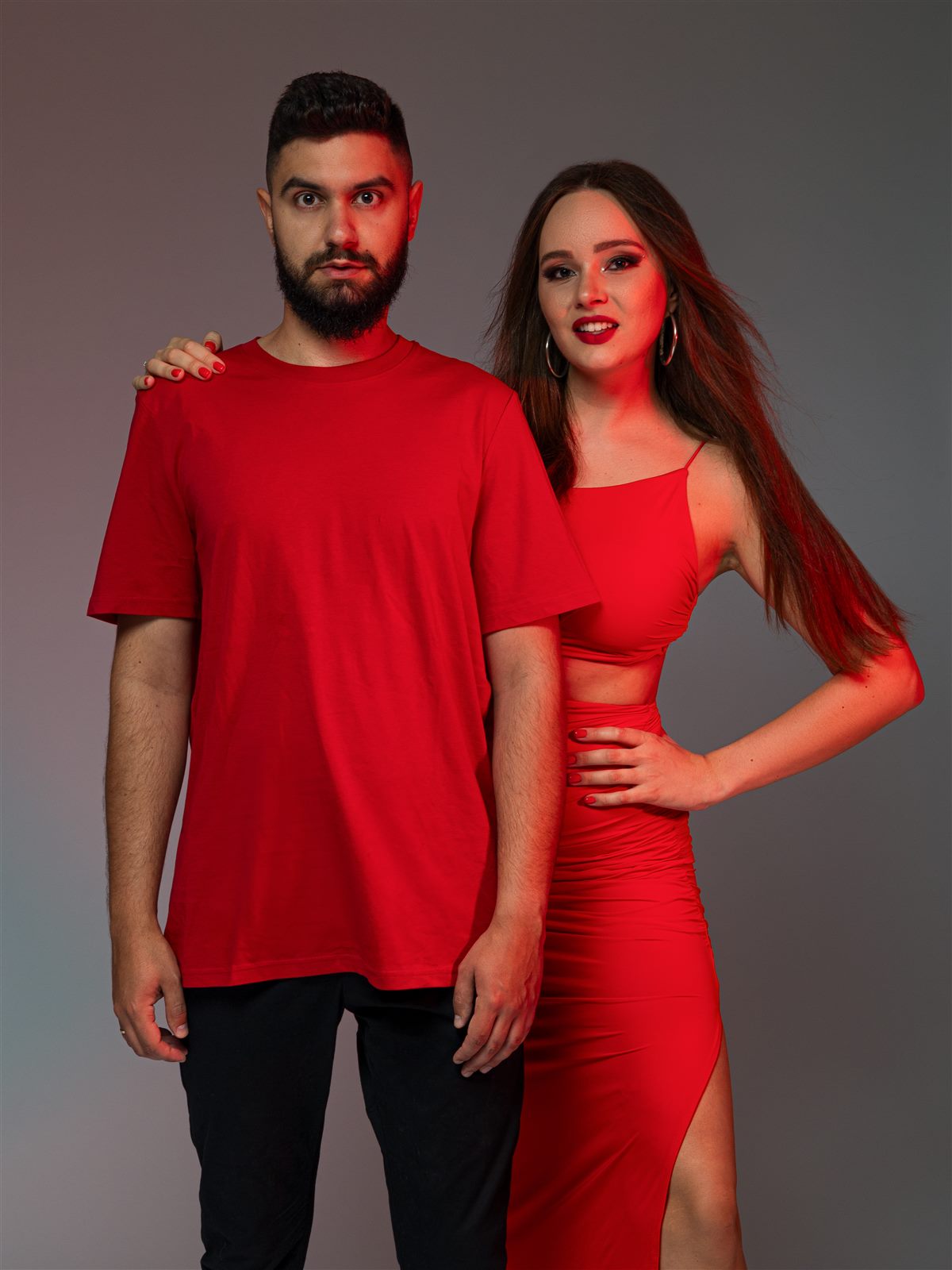 Asia i Kamil Bachata podczas sesji zdjęciowej